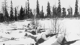 Finští vojáci za zimní války se Sovětským svazem