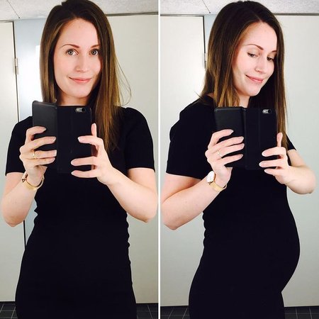 Finská premiérka Sanna Marinová v těhotenství.