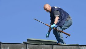 U střelce policie našla loveckou pušku