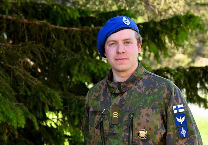 Voják finské vzdušné síly