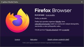 Firefox 83 zrychlil a umí zablokovat weby nepoužívající HTTPS