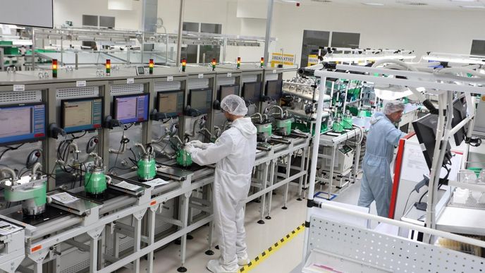 firma Edwards na Hané rozšiřuje výrobu turbomolekulárních vývěv
