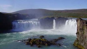 Vodopád Gullfoss je prý nejkrásnější na Islandu.