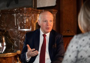 Senátor Pavel Fischer během rozhovoru pro Blesk Zprávy (17.2.2023)