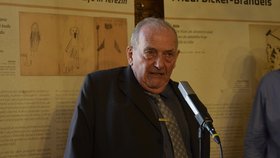 Jiří Fišer je posledním přeživším z pokusů doktora Josefa Mengeleho, který působil v Osvětimi. (27.1.2020)