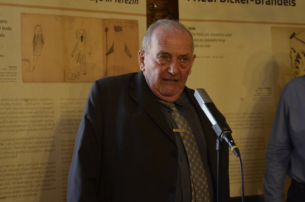 Jiří Fišer je posledním přeživším z pokusů doktora Josefa Mengeleho, který působil v Osvětimi (27.1.2020)