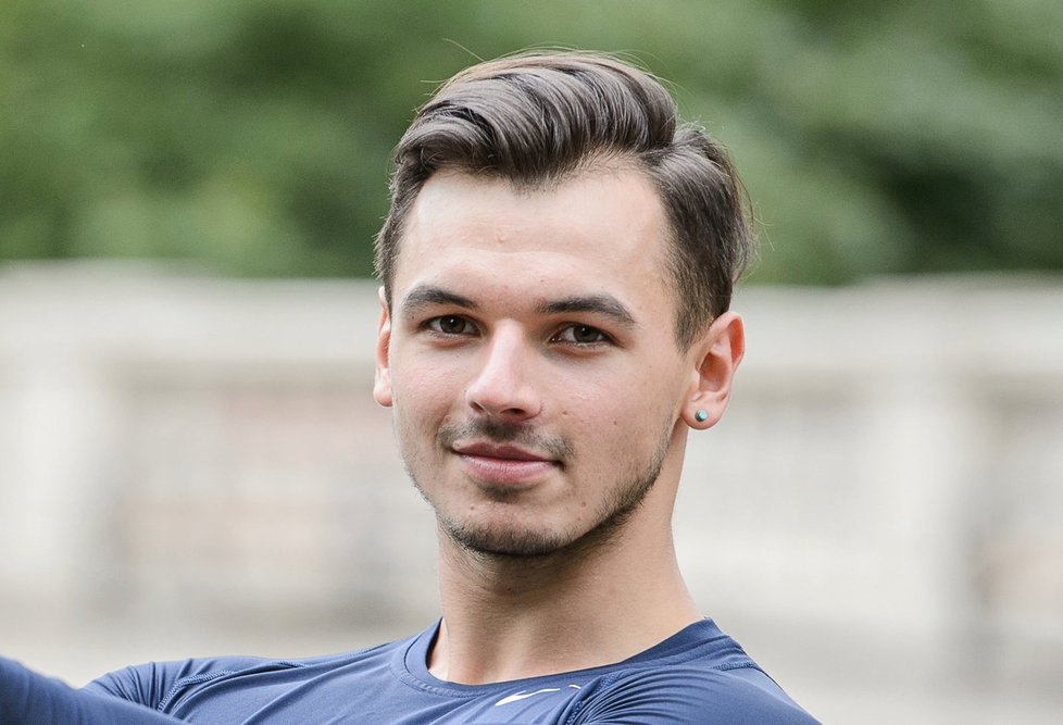 Marek Lhotský (22), trenér fitness