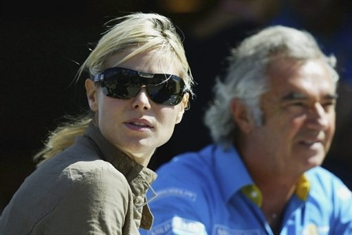 Flavio Briatore společně s Heidi Klum