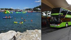 Do Chorvatska i autobusem. Flixbus láká na noční spoje, vyjede i na Slovensko