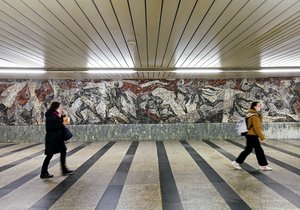 Dopravní podnik chystá stanici metra Florenc ozvláštnit novým uměleckým dílem. (ilustrační foto)