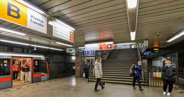 Dopravní podnik chystá opravu ve stanici metra Florenc.