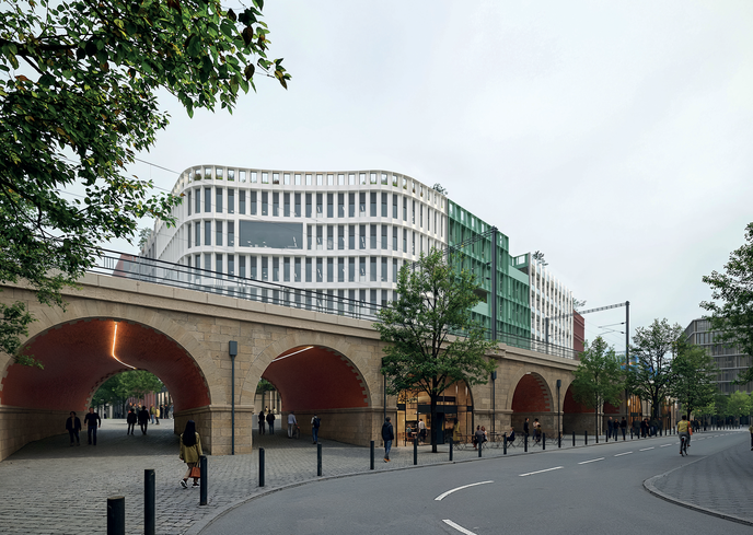 Šestý blok od Negrelliho viaduktu Šestý blok od Negrelliho viaduktu