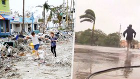 Hrdinové hurikánu na Floridě: Reportér pomáhal tonoucím, žena chránila manžela s rakovinou
