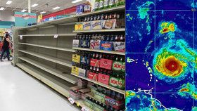 Američané se připravují na hurikán Irma, na Floridě nakupují zásoby.