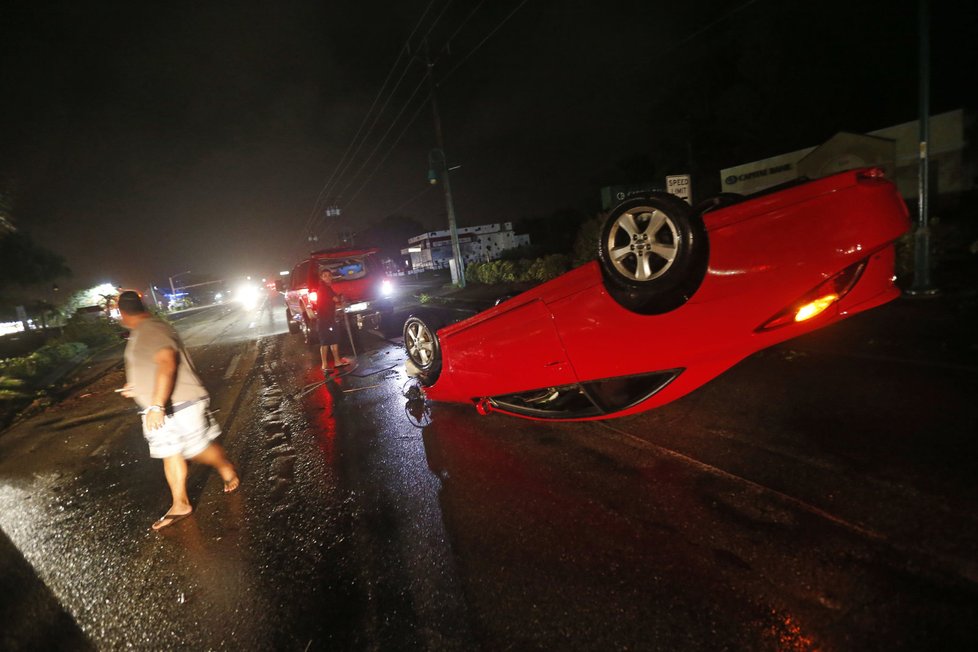 Hurikán Irma udeřil na USA.