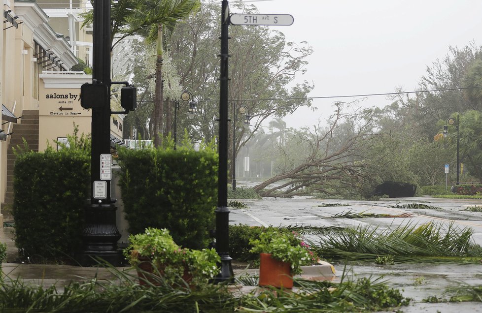 Hurikán Irma udeřil na USA