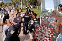 Davy studentů „paří“ na známé pláži virus nevirus. Úřady tápou, policisté se museli bránit