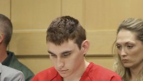 Nikolas Cruz u soudu.