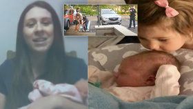 Do nemocnice už to nestihla a porodila na parkovišti: Ženu při tom natočili na video!