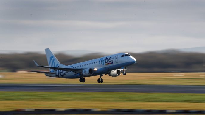 britské aerolinky Flybe neustály propad poptávky spojený s epidemií koronaviru