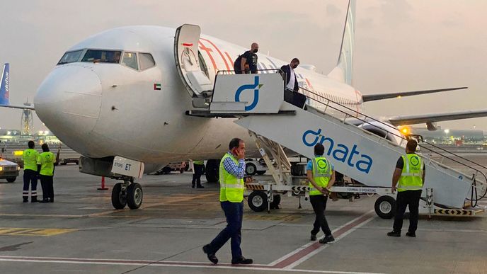 Letadlo společnosti FlyDubai Letadlo společnosti FlyDubai