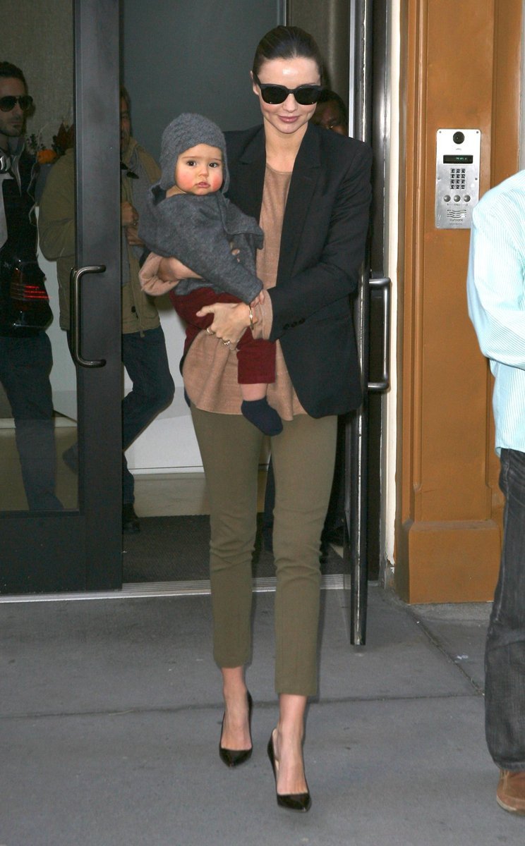 Miranda Kerr si vyšla do ulic New Yorku s nafintěným synem.