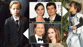 Mají Orlando Bloom s Mirandou Kerr podobný problém jako Angelina Jolie a Brad Pitt? Jejich synek Flynn nosí šatičky!