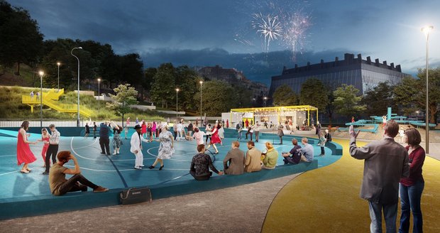 „Beton do parku nepatří!“ Občané Prahy 2 nesouhlasí s výstavbou volnočasového areálu na Folimance