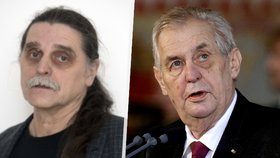 Právník Pavel Foltán (vlevo) a prezident Miloš Zeman