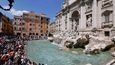 Fontána di Trevi v Římě