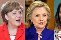 Stovka nejmocnějších žen světa: Vévodí Angela Merkelová, v závěsu jsou Hillary a žena Gatese