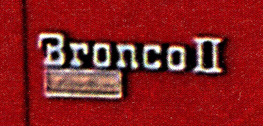 1988 Ford Bronco logo