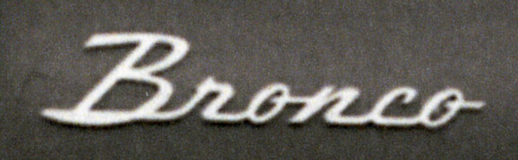 Ford Bronco logo