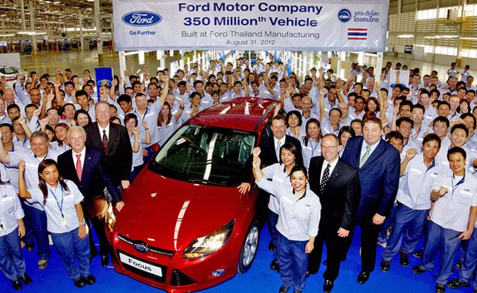 Ford vyrobil už 350 milionů aut