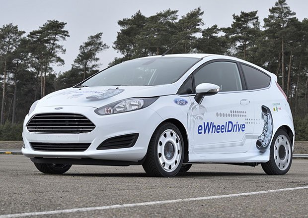 Ford Fiesta eWheelDrive: Elektromobil s pohonem zadních kol