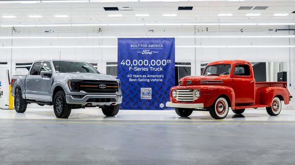 Ford slaví výrobu již 40 milionů pick-upů F-Series. V USA je stále nejprodávanější! 