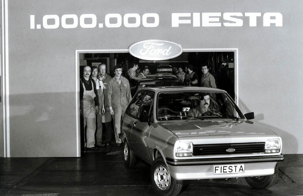 První milion vozů Fiesta vyrobil Ford v rekordním čase za necelé tři roky.