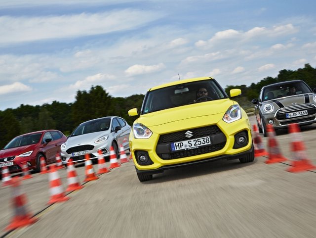 Ford Fiesta vs. Mini Cooper vs. Seat Ibiza vs. Suzuki Swift	