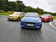 Ford Focus vs. Kia Ceed vs. Volkswagen Golf