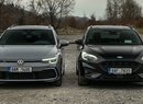 Ford Focus kombi 1.0 EcoBoost mHEV ST-Line (114 kW) vs Volkswagen Golf Variant 1.5 eTSI (110 kW) DSG R-Line