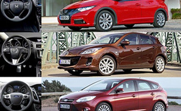 Honda Civic vs Mazda 3 vs Ford Focus: Co koupit?