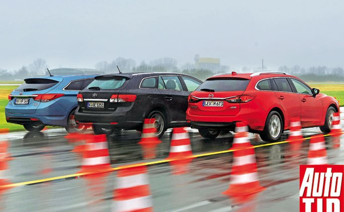 Mazda 6 Wagon vs. Ford Mondeo, Hyundai i40, Opel Insignia, Renault Laguna a Toyota Avensis