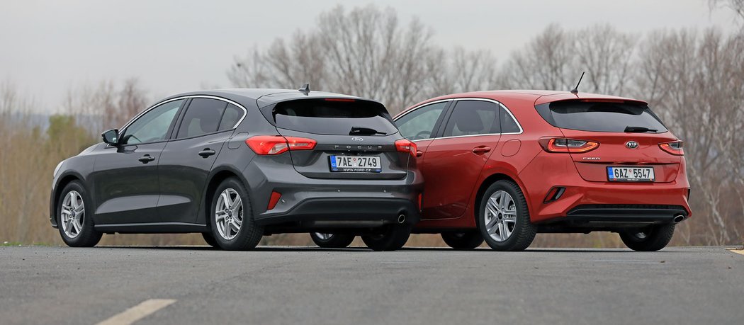 Ford Focus 1.0 EcoBoost vs. Kia Ceed 1.0 T-GDI