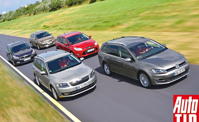 Škoda Octavia Combi vs. Ford Focus, Kia Cee’d, Opel Astra ST a VW Golf