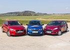 TEST Ford Fiesta 1.0 EB vs. Mazda 2 1.5 Skyactiv-G vs. Škoda Fabia 1.2 TSI