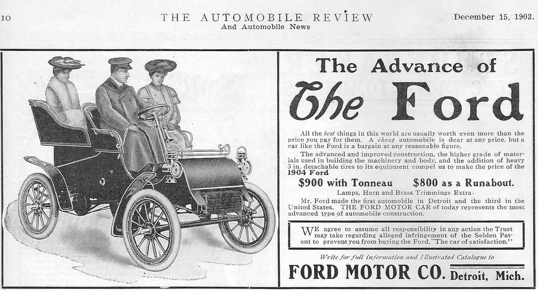 Ford Model A Tonneau (1903)