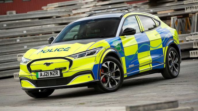 Ford Mustang Mach-E Police Car Ford Mustang Mach-E Police Car