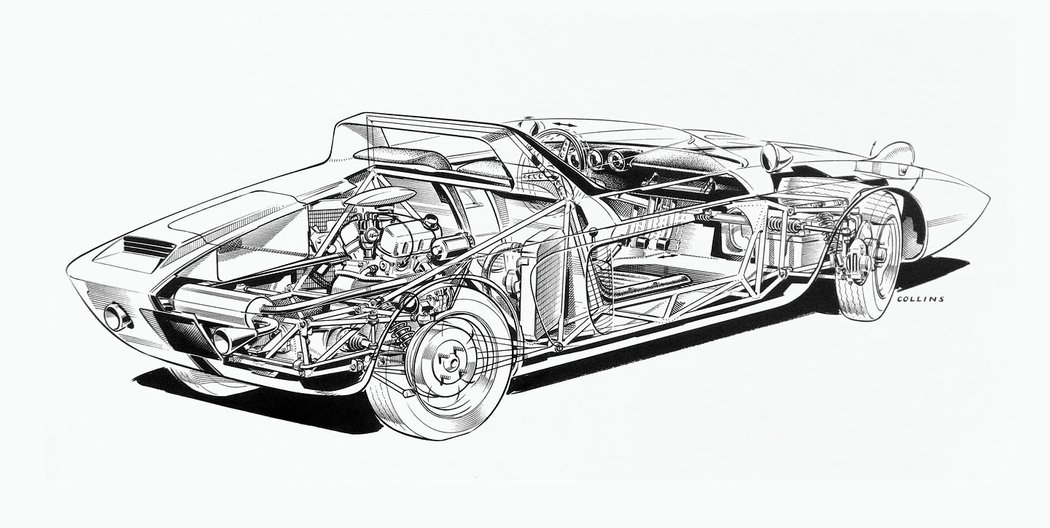 Ford Mustang Roadster Concept Car (1962)