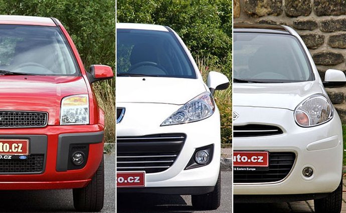 Videorecenze ojetiny: Ford Fusion, Peugeot 207, nebo Nissan Micra?