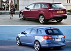 Ford Focus Kombi vs. Opel Astra Sports Tourer: Designový duel